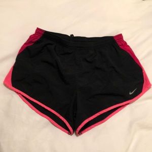 Nike running shorts.